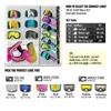 Ski Goggles Magnetic Suction Glasses Double-Layer Anti Fog Winter All Day Skiing Glasses Alpine Skiing Goggles Men's Glasses 3