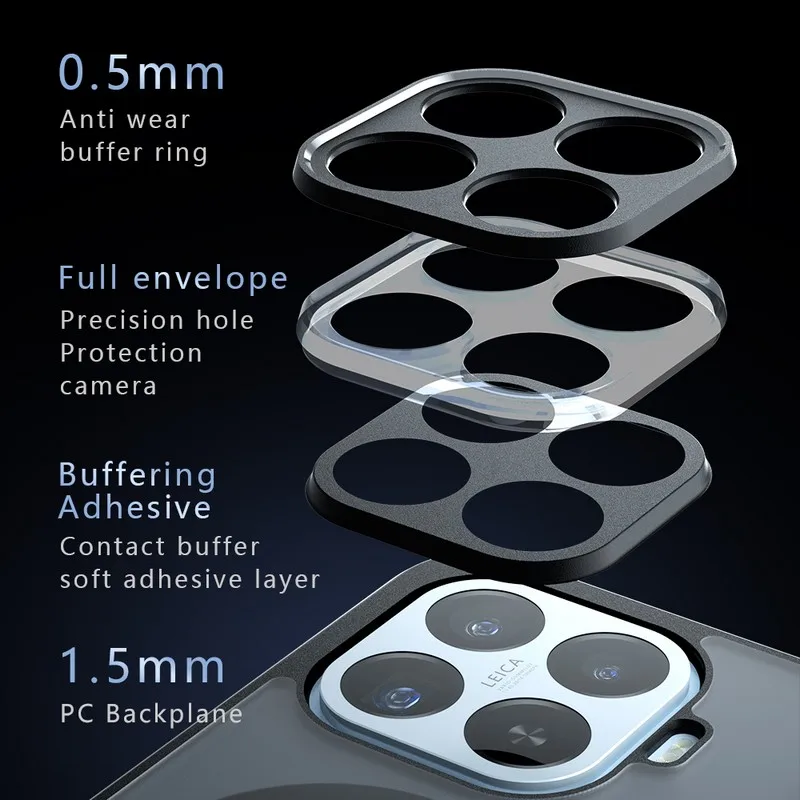 Magsafe Magnetic Shockproof Matte Phone Case with Wireless Charging