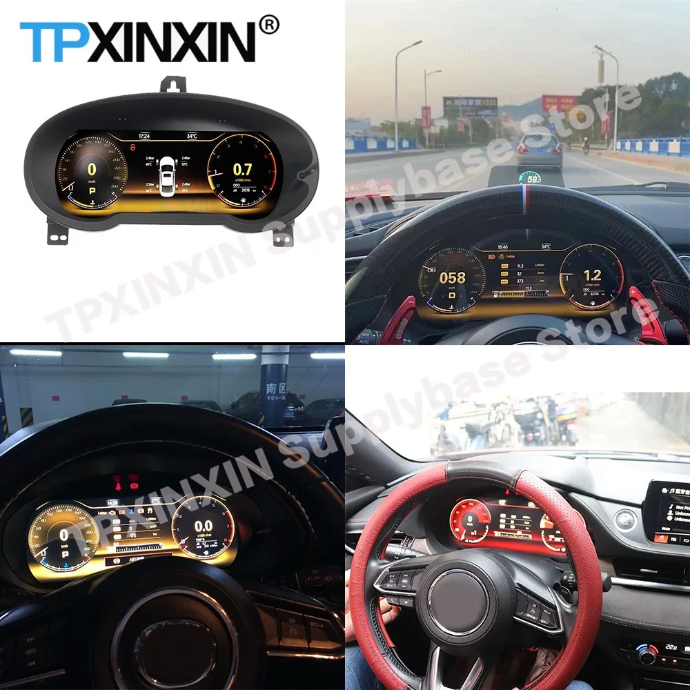 12.3 Inch For Mazda 6 CX-4 CX-5 CX-7 Atenza 2016 2017 2018 2019