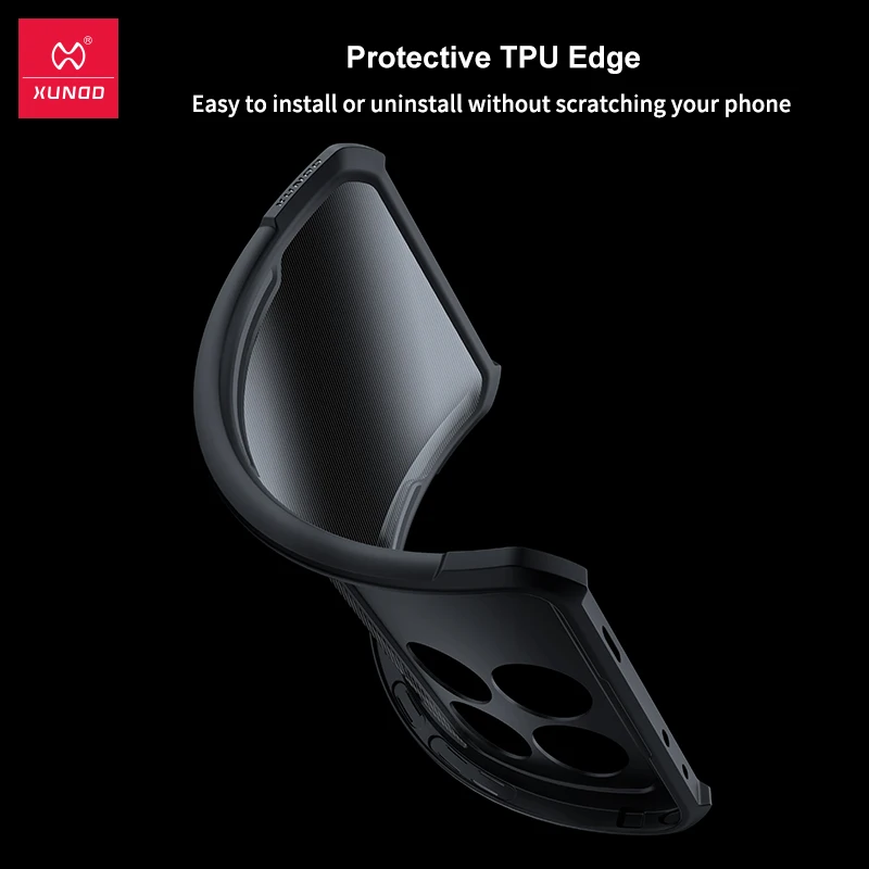 Xundd Phone Case For Redmi K70 Pro Case For Redmi K70 E Anti-Fingerprint Anti-Sweat Built-in Airbag Enhanced Screen Protection