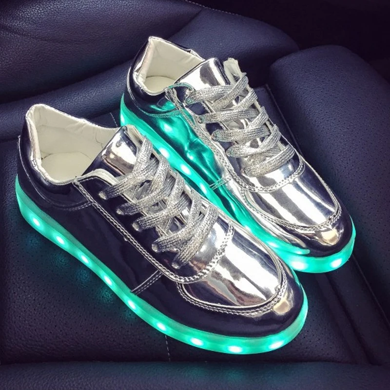 girl princess shoes Size 27-42 Kids USB Luminous Sneakers for Girls Boys Women Shoes Krasovki with Backlight with Light Led Shoes Glowing Sneakers best leather shoes Children's Shoes