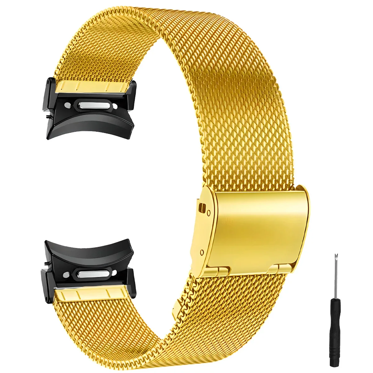 Elegant Milanese Mesh Metal Band for Smartwatch - Quick Fit Design Bracelet Strap