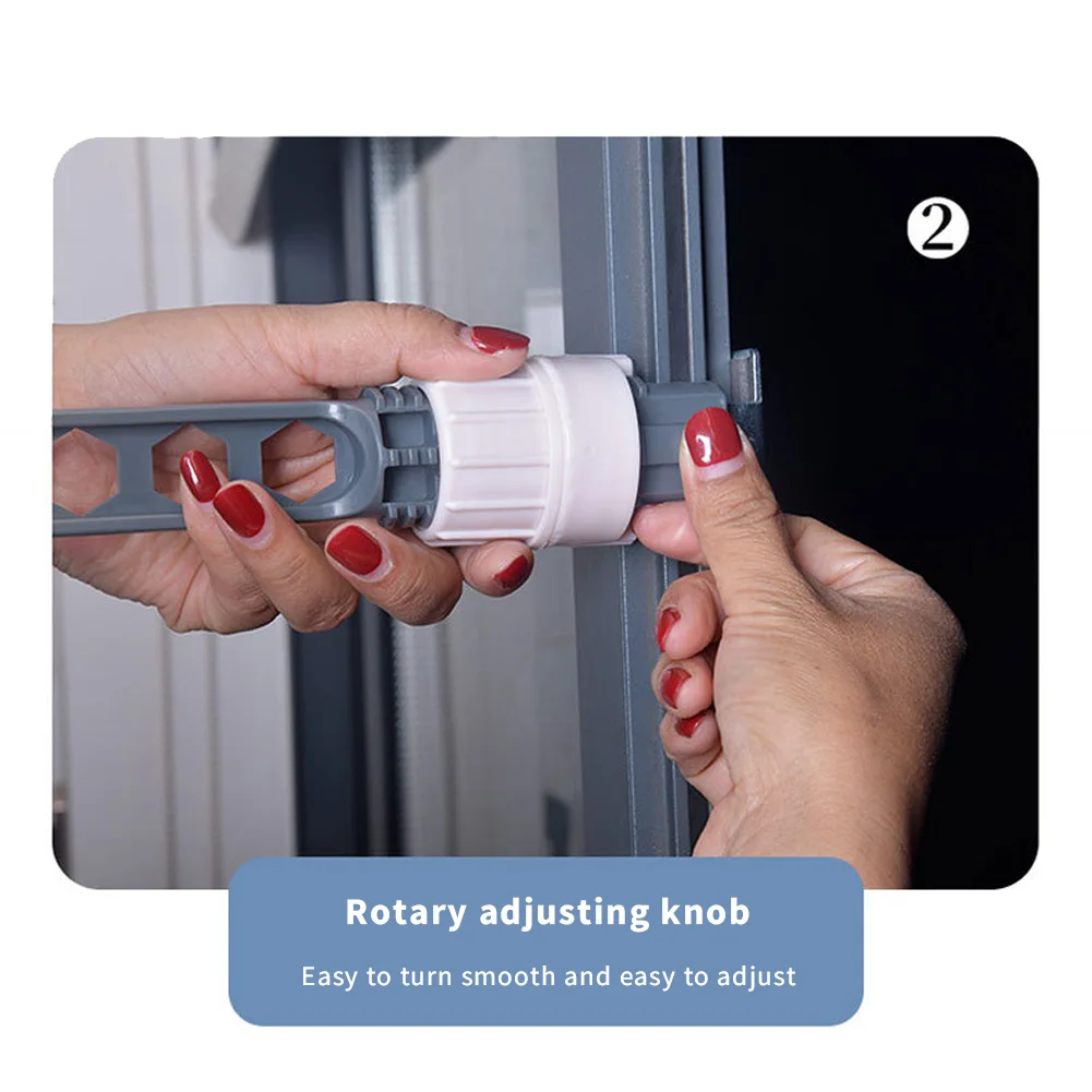 Laundry Accessories Clothes Hanger Multifunctional Camping Wardrobe Adjustable Window Frame Drying Hanging Rack