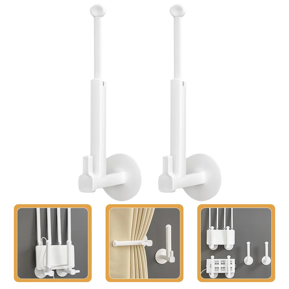 

2PCS Wall Mounted Hanger Clothes Hanger Storage Hook Adhesive Hook Home Wall Hanger