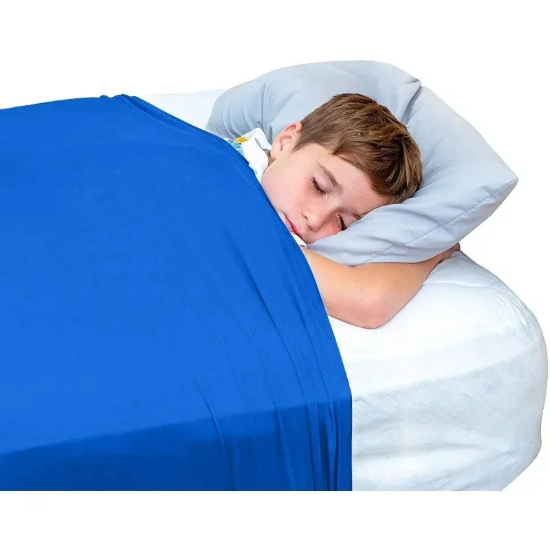 Sensory Bed Sheet Breathable Stretchy Compression Sheet Cool Comfortable Sleeping Bedding for Kids Adults Alternative To Blanket 2