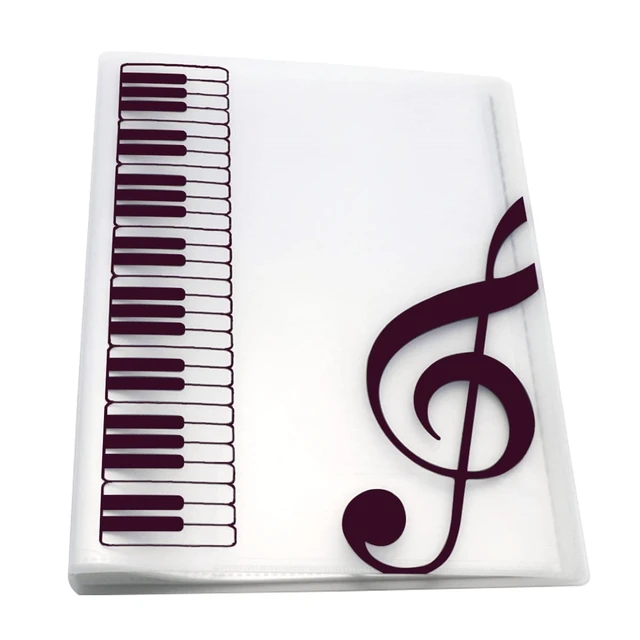 Dossier de partition de piano, dossier de partition de musique, support de  stockage, format A4, 40