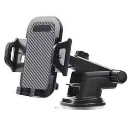 Universal Car Phone Holder with Suction Cup Mount and Adjustable Design (Sucker style)