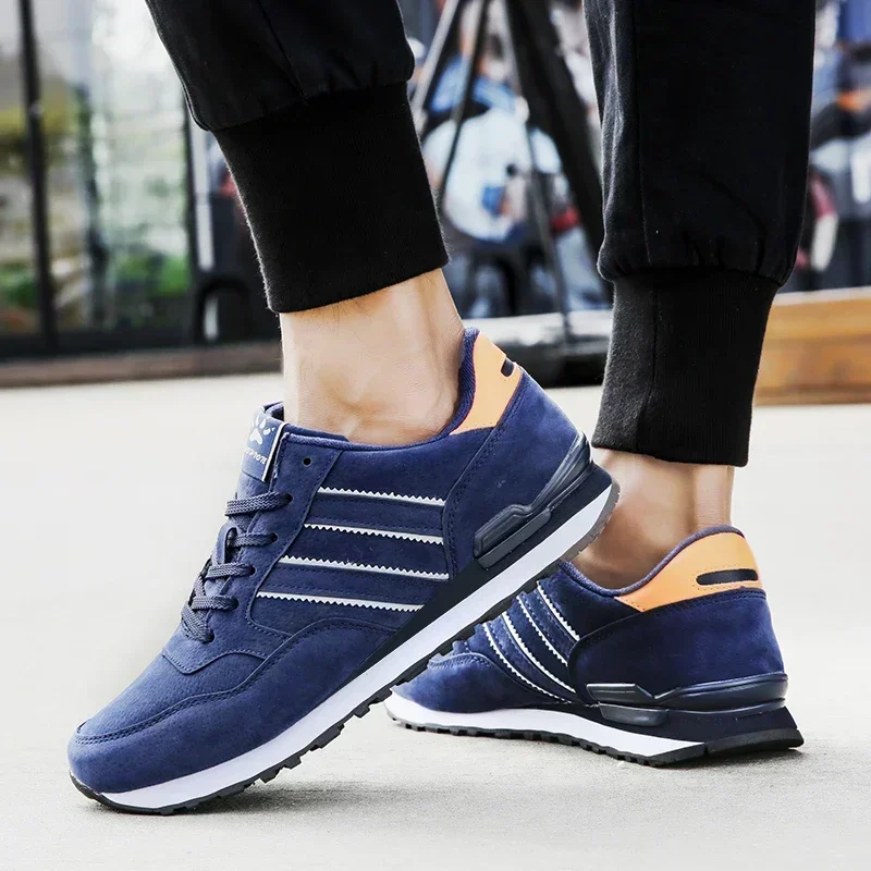 Sports shoes Breathable Sneakers Men Sport Running shoes Women Light Athletic shoes Leather Men Casual Flats Trail Walking shoe Plus size 45