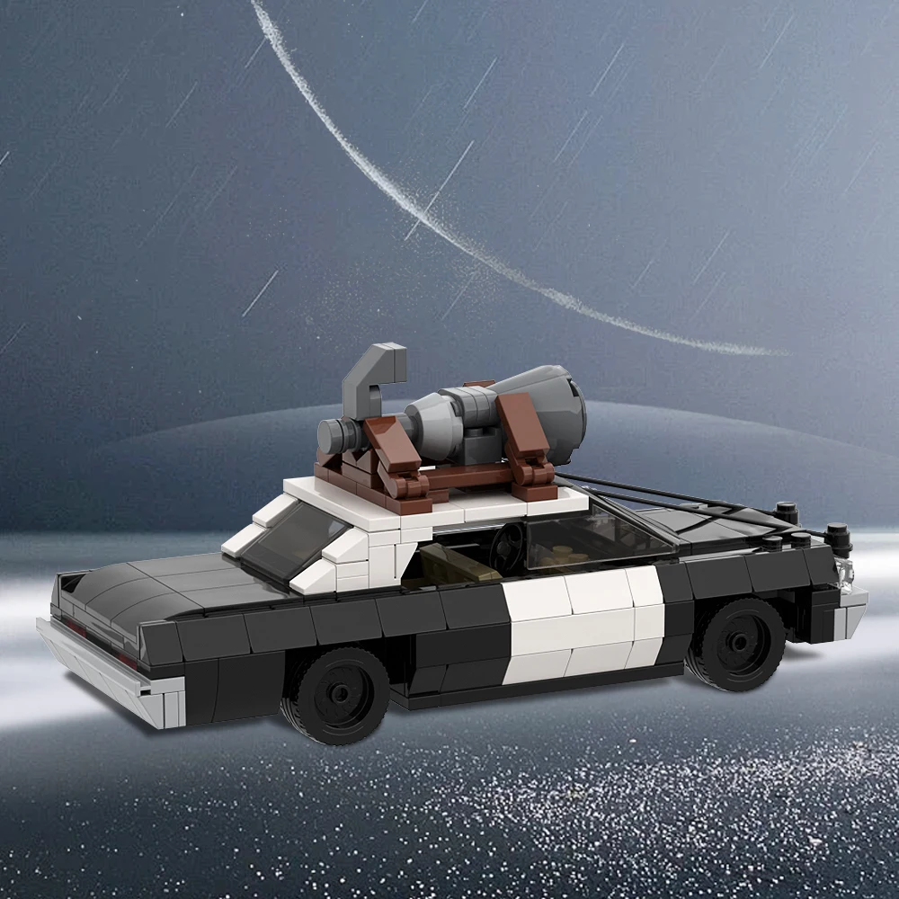 MOC 129488, мобильный пикап Bluesmobile, пикап VBluess, братья, миниатюрный суперкар, скоростной автомобиль, мобильные модели автомобилей, игрушечный подарок