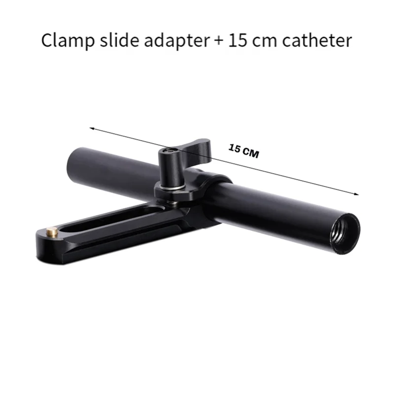 다양한 카메라 설정을 위한 카메라 장비용 퀵 릴리스 메커니즘을 갖춘 ABGI-Rail 15Mm 레일 블록/로드 클램프