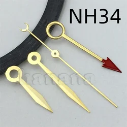 Silver, Gold, Blue, and Rose Gold Watch Hands Collection (NH34)