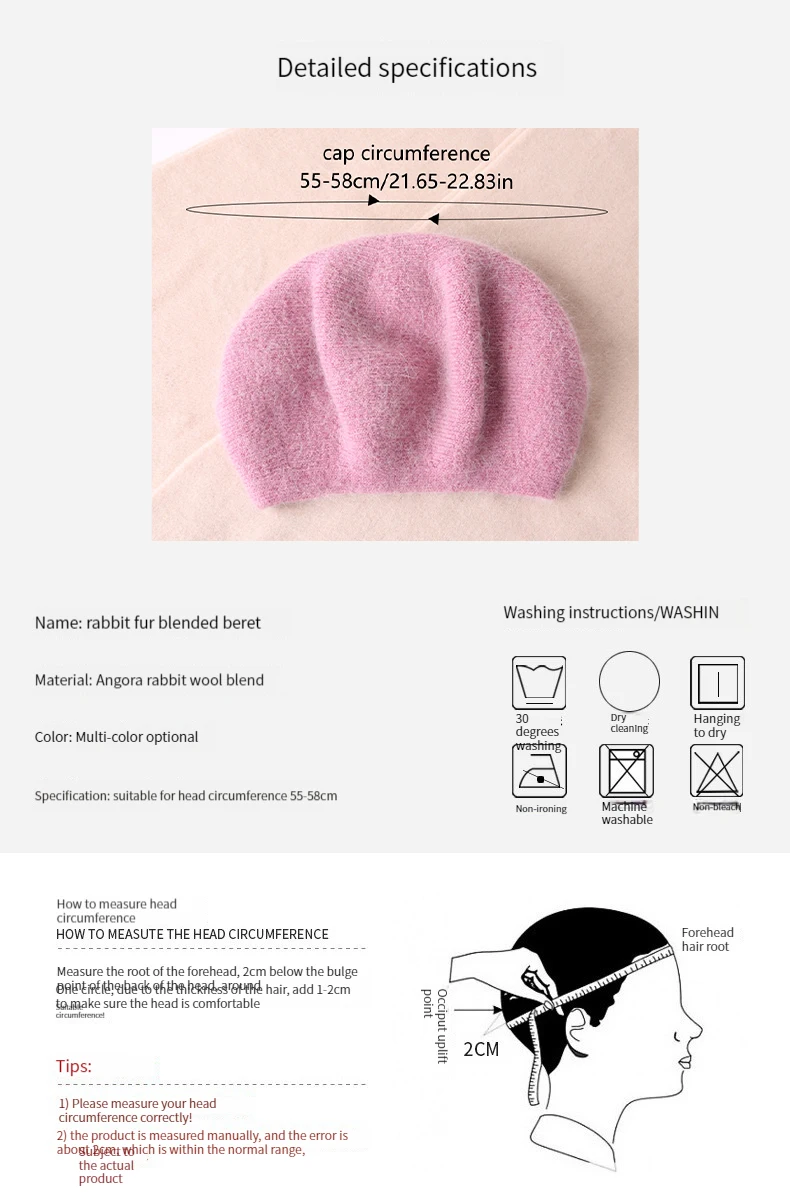 Autumn and Winter Japanese Rabbit Hair Hat Children's Outdoor Korean Edition Versatile Knitted Beret Warmth Ear_voghion.com