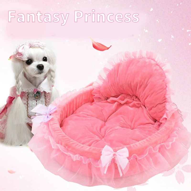 Pet Bed Dog Cat Sofa Detachable Oval Bed Basket pet bed