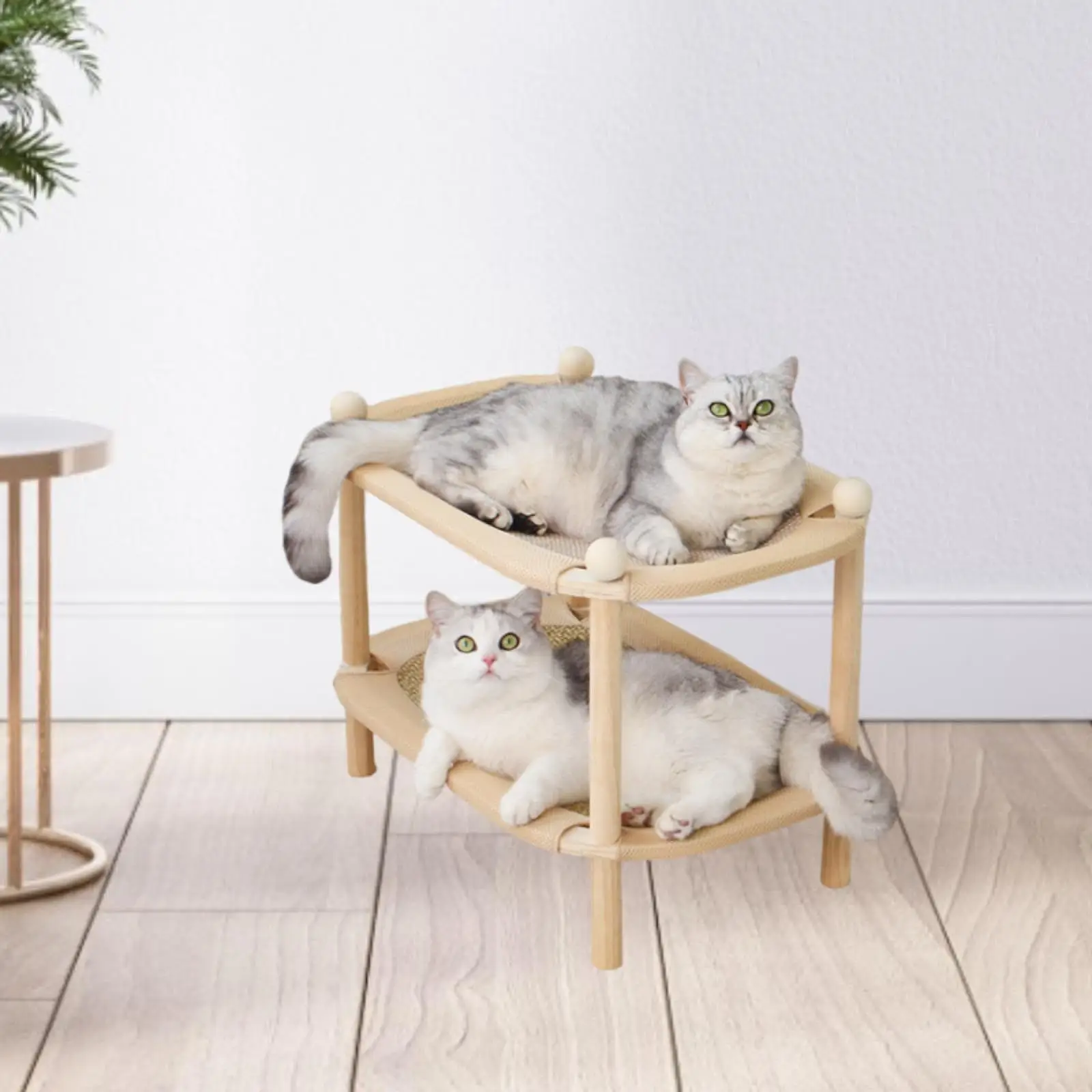Cat Scratcher Mat, Comfortable Sleeping Interactive Play Toy, Double Layer Cats Scratch Couch Cat Sofa Bed for Kitten
