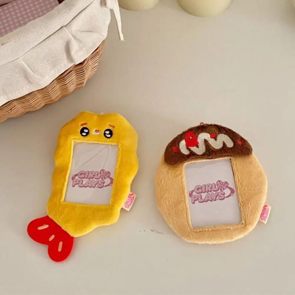Durable Animal Shape Cartoon Plush Card Holder Cute INS Photo Protector Case Creative Bear ID Credit Case Meal Card