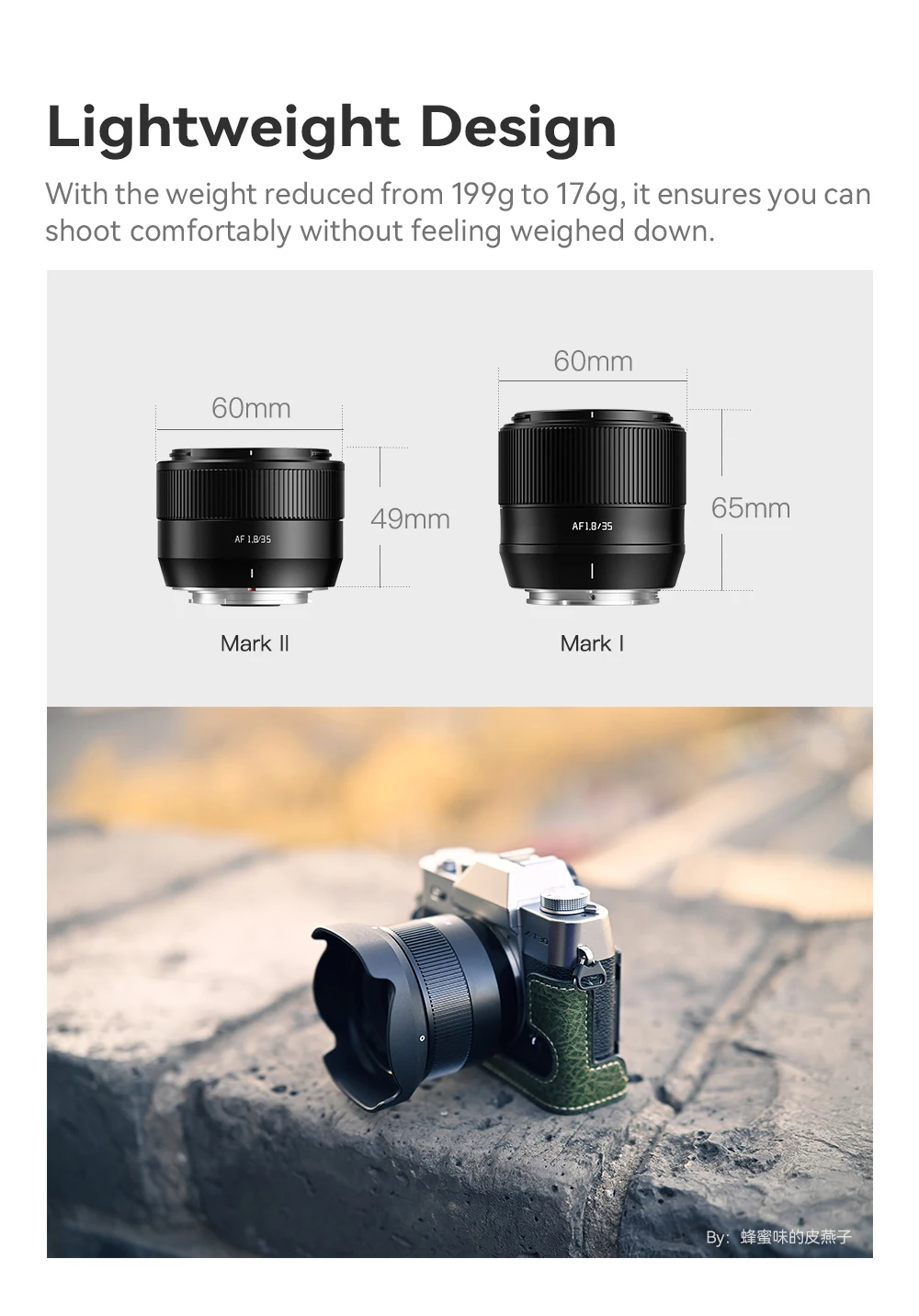TTArtisan 35mm F1.8 II APS-C AF Autofokus-Objektiv mit Großer Blende für Sony E-Mount DSLR A6700 A7CII A7RIII A7SII NEX A6600 A7MIV – Detail 5