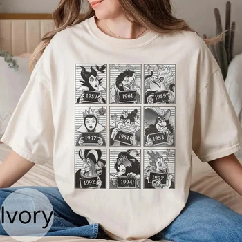 New Disney Villain Comfortable Round Neck Shirt, Good Villain, Disney Villain, Ursula Shirt, Evil Queen Shirt, Cruella De Vil 1