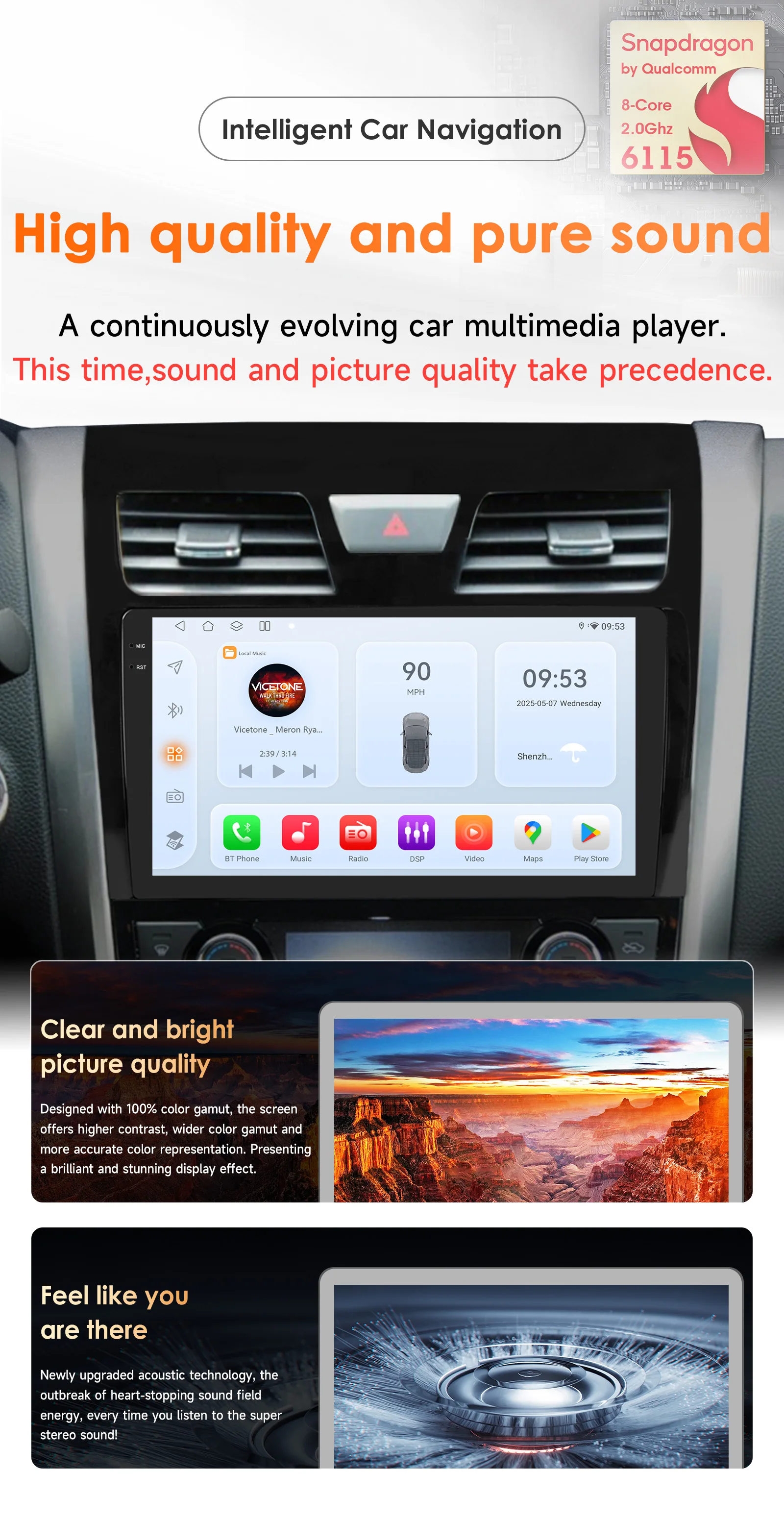Hizpo Android 14 For Nissan Teana3 Altima 2013 - 2018 Auto 4G Carplay Multimedia Video Player DSP GPS Radio Navigation WIFI BT
