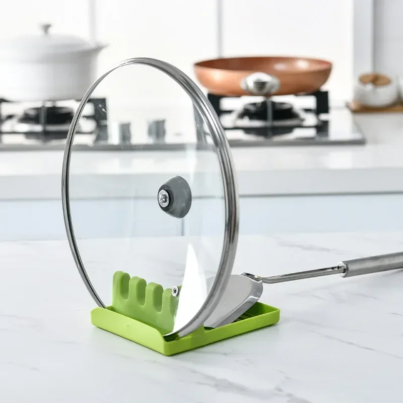 Kitchen Organizer Cooking Utensil Rest Storage with Drip Pad Kitchen Fork Spoon Holders Non-slip Pad Accessories Hot