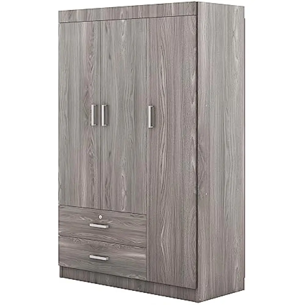 3-Door Wardrobe Cabinet 6