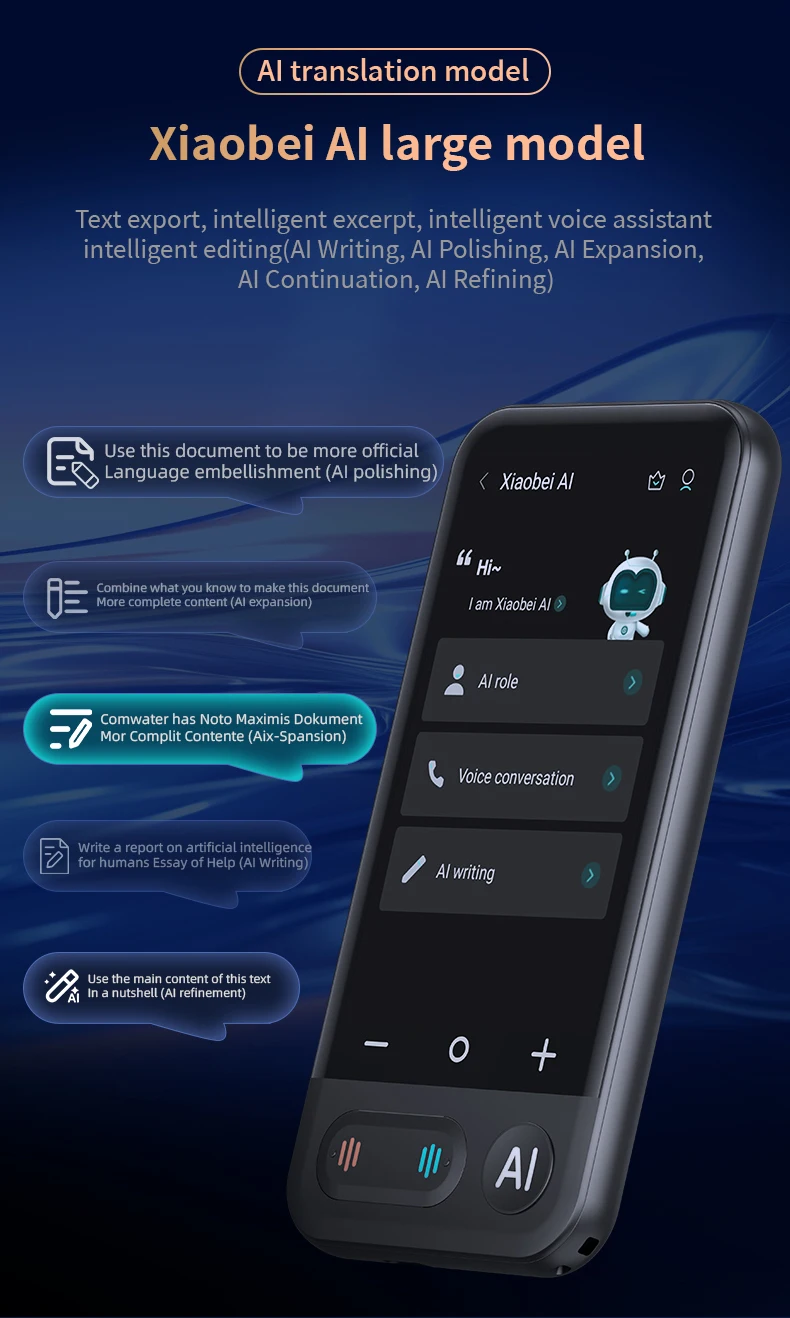 Smart Instant Voice Offline Translator Machine Z16 Support 139 Languages Real Time Multi-Languages Tool Portable Translation