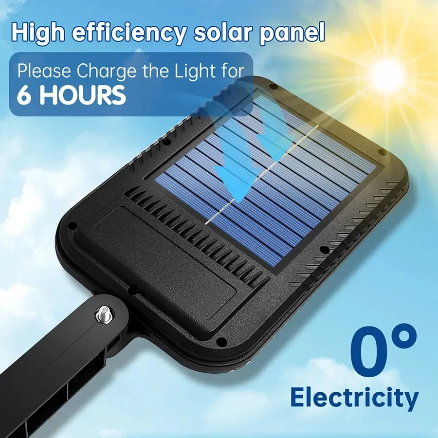 태양광 야외 모션 센서 조명, 원격 태양광 벽 조명, 정원 마당용, IP65 방수, 100, 200led