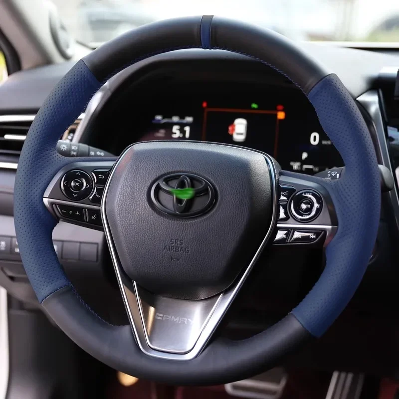 

Кожаный чехол на руль для Toyota Corolla Reiling Camry Highlander Rongfang
