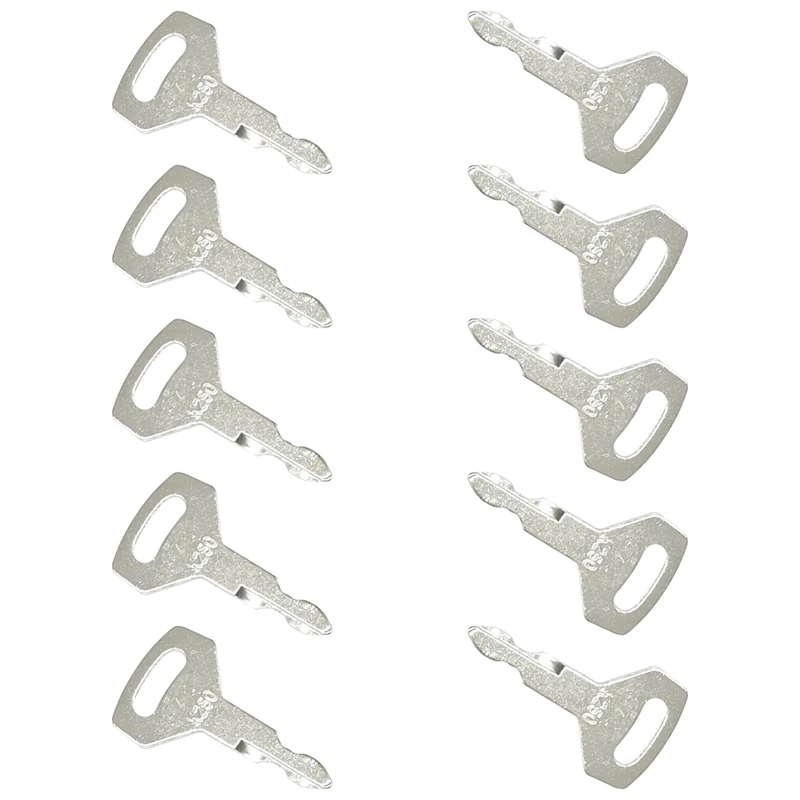 10 Pcs Ignition Key K250 2420Z1030D2 YN50501010P1 211070170 PM50S01001P1 Compatible with Kobelco Excavator SK-8 SK200-1 SK200-3