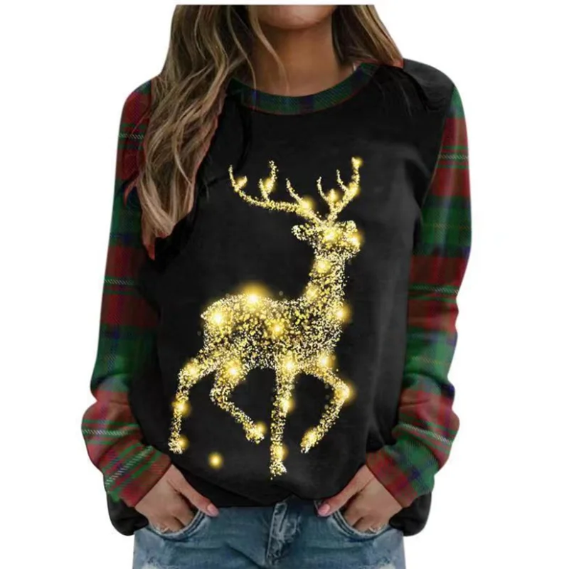 thumbnail image 1 of Suéteres navideños feos, suéteres de gran tamaño, sudaderas con estampado divertido en 3D para fiestas navideñas, sudaderas para fiestas, cumpleaños y Navidad, 2024, 1 of 5