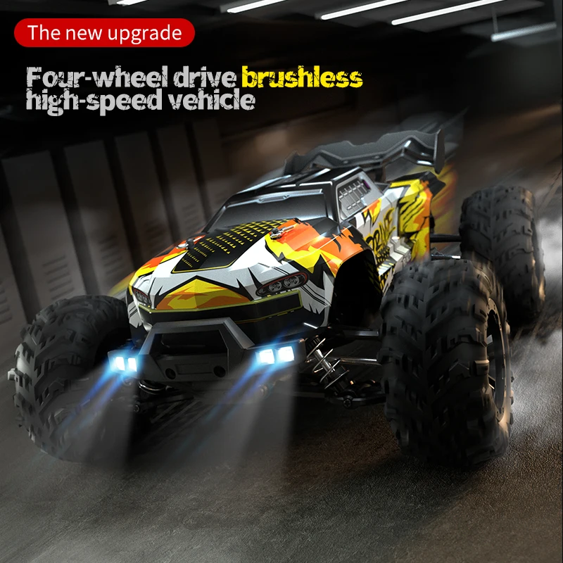SCY 4WD 무선 조종 자동차 오프로드 4x4 RC 고속 버기 트럭 슈퍼 브러시리스 50km/h 또는 80km/h 빠른 드리프트 레이싱 장난감 어린이 성인용