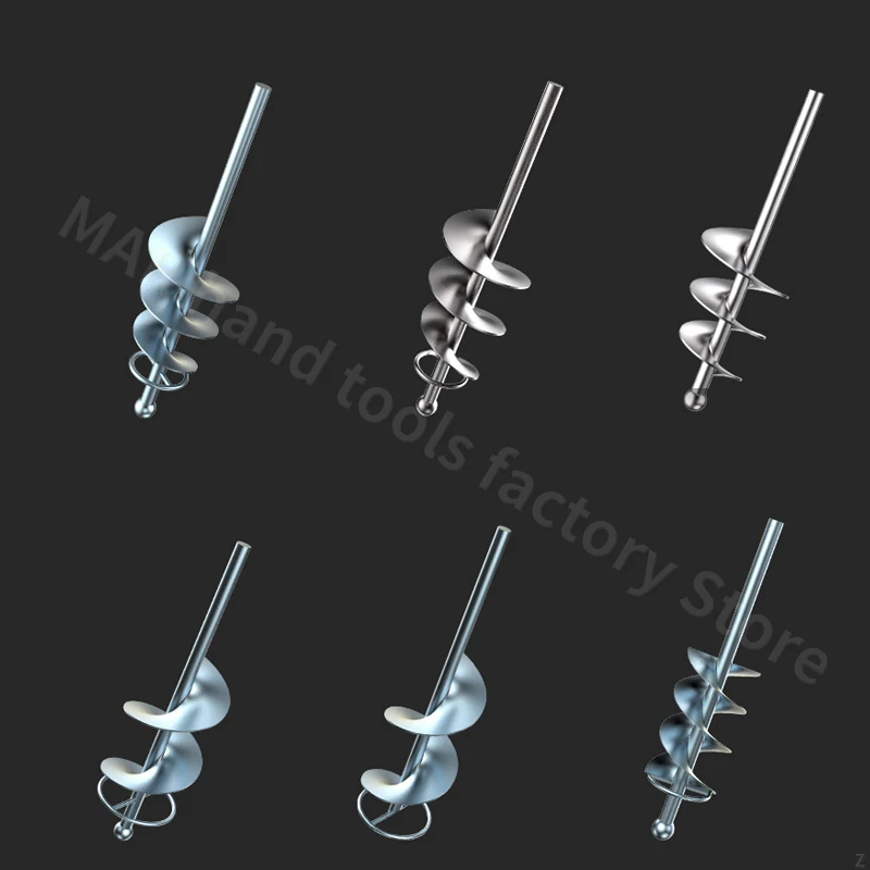 Cement Mixer Stainless Steel Plating Spiral Ash Mixing Rod Labor