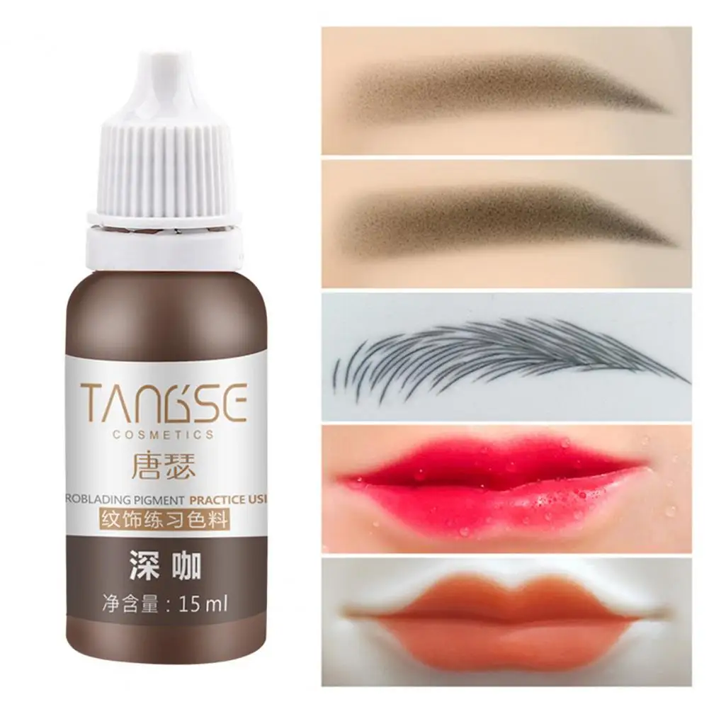 15g Tattoo Liquid Long Lasting Excellent Saturation Mini Colored Permanent Tattoo Pigment for Women