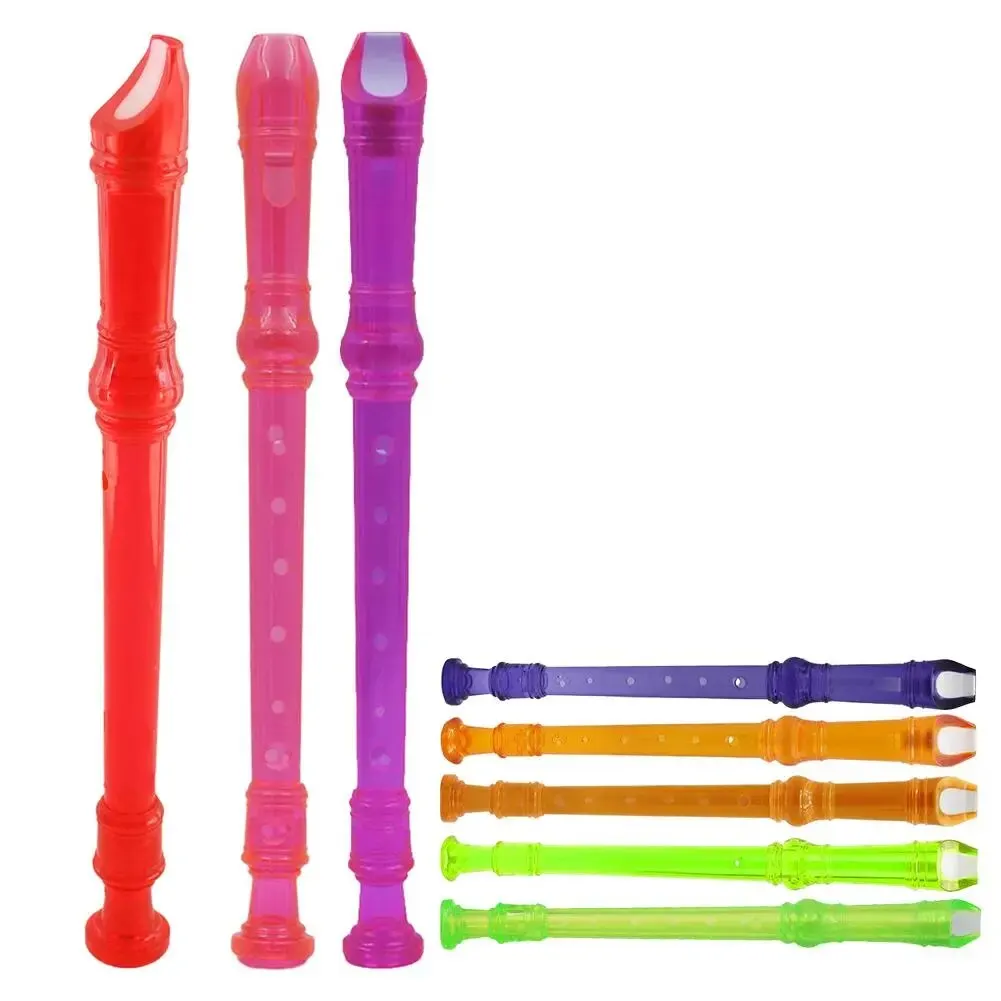 Soprano Recorder Instrument Detachable 8 Holes ABS Descant Recorders With Cleaning Rod For Beginners Kids Student