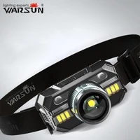 WARSUN Powerful Led Headlamp Headlight Zoom Head Lamp Flashlight 18650 battery USB Rechargeable Fishing Lantern Head Torch