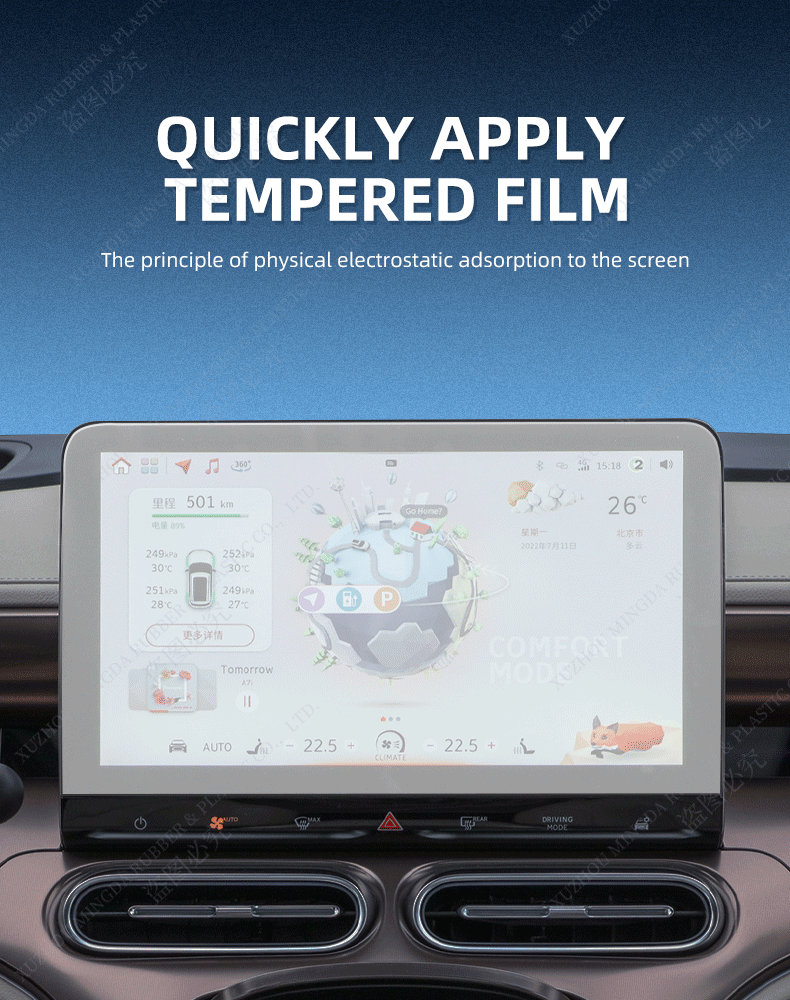 2 Pellicole Vetro Temperato Per Audi Q3 F3 2019-2024 - Schermo Navigazione 8.8" E Cruscotto 10.25", Durezza 9H