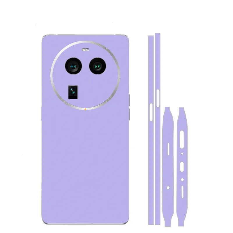 3M Colorful Pattern Matte Skin Film Oppo Find X6 Phone Back + Side Wrap Sticker Per Oppo Find X6 Pro 3M Wrap Films