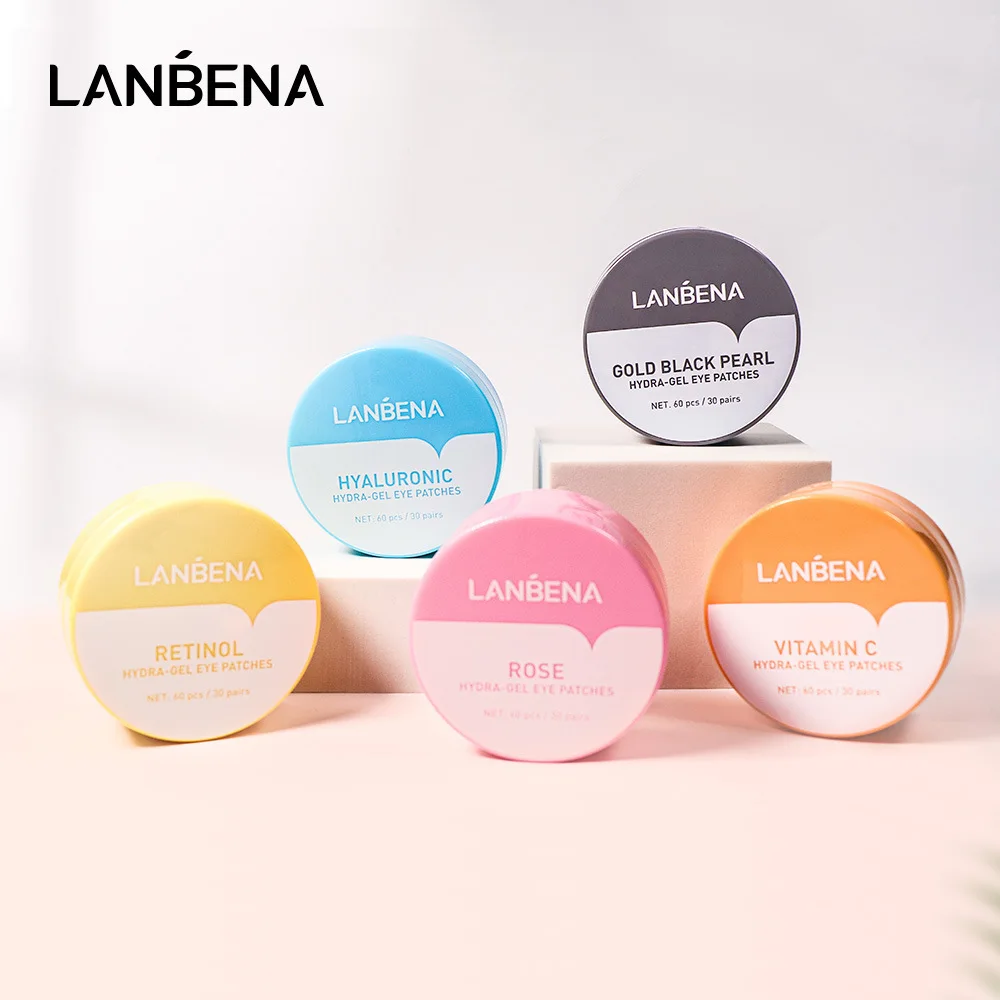 

LANBENA Retinol Eye Mask Hyaluronic Acid Eye Patches Serum Reduces Dark Circles Bags Eye Lines Repair Nourish Firming Skin Care