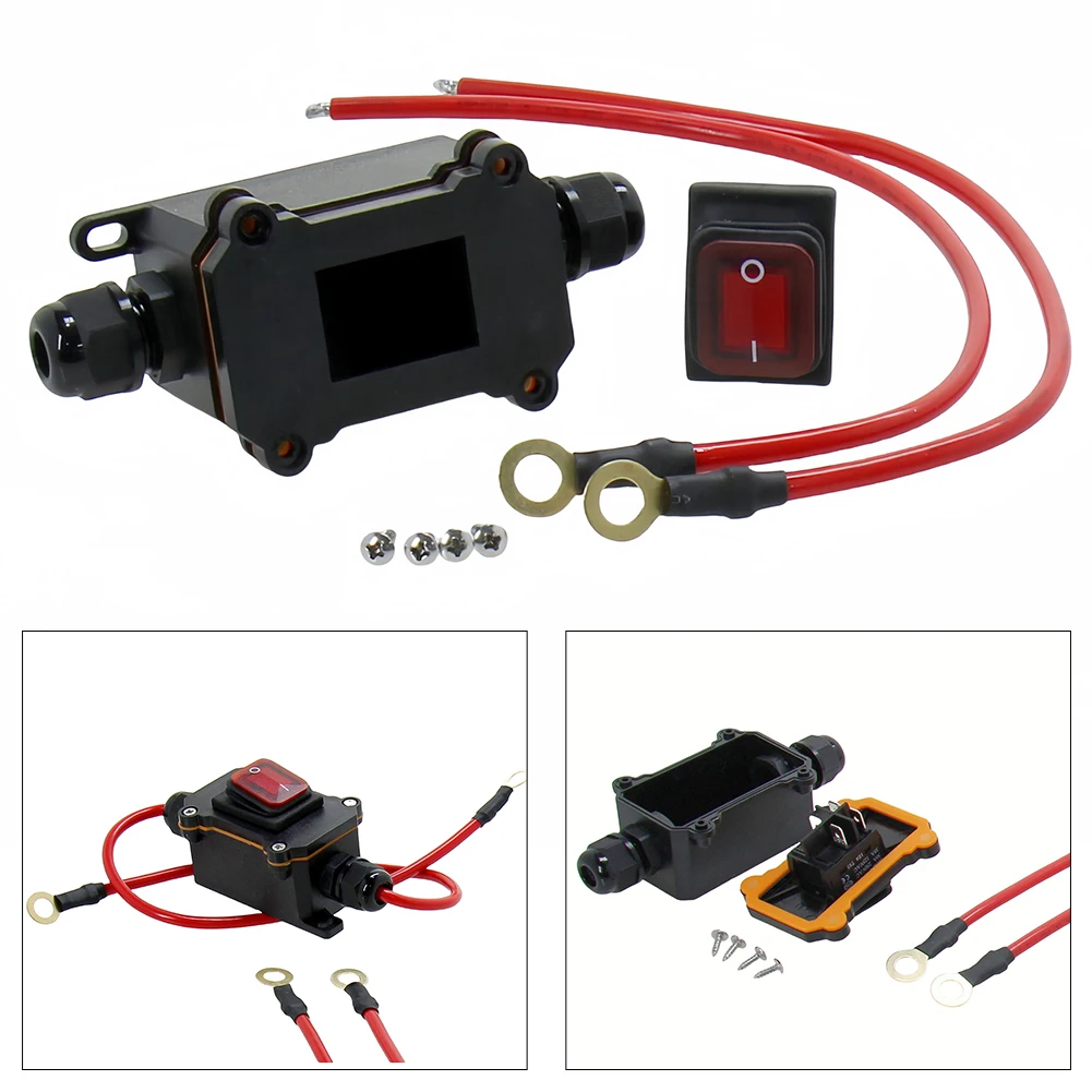 Interrupteur De Déconnexion Batterie Moto - étanche 12V/24V, Câble 30cm, Pour Sécurité Et Stockage - 3