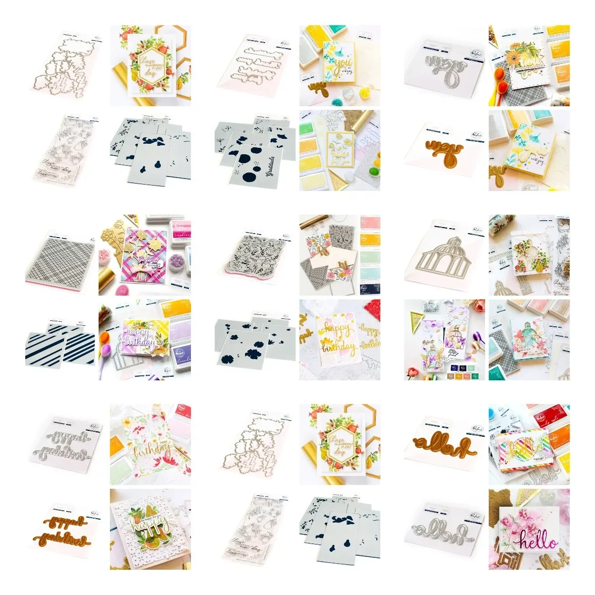 Cutting MetalDies Stamps Stencil Hot Foil Pears & Pomegranates Fall Leaf For Scrapbooking Paper Craft Handmade Card Album