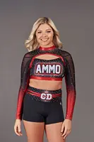 Professional Cheerleader Uniform ,Custom size and style,top+skirt 1