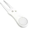 Repair Tool Golf Divot Tool Pitch Mark Pitchfork With Ball Marker CLEVER DESIGN Golf Divot Repair Tool Golf Pitchfork 3
