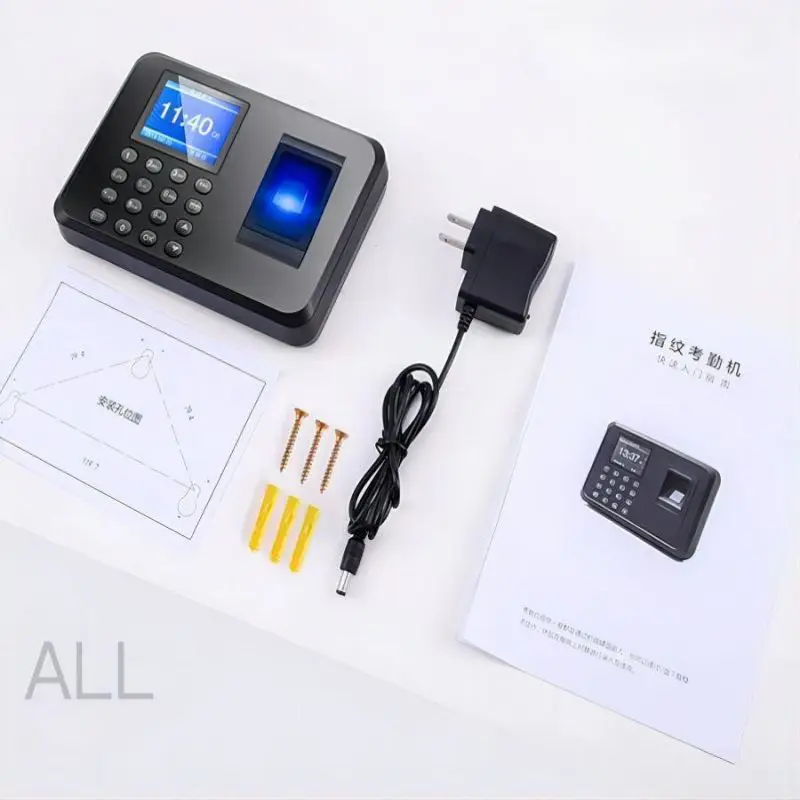 F05 Attendance Machine Fingerprint + Password With Intelligent Multi-lingual Suitable for Corporate Employees To Clock In