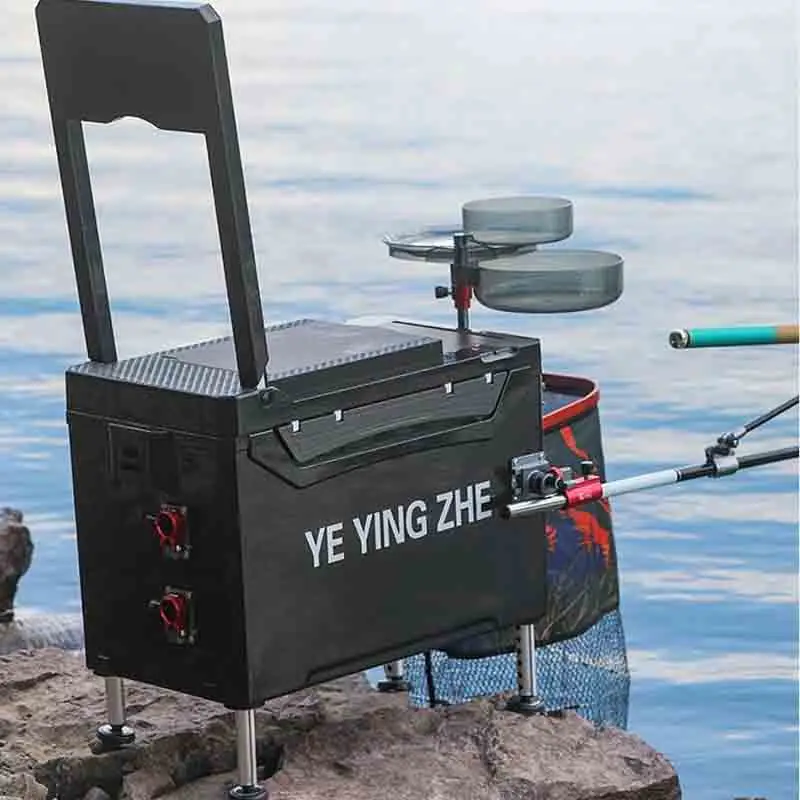 

32 L Fishing Cooler New Fishing Ice Box Ultra Light Multifunctional Fish Buckets, Sitting Fishing Box Set, Table Fishing Box