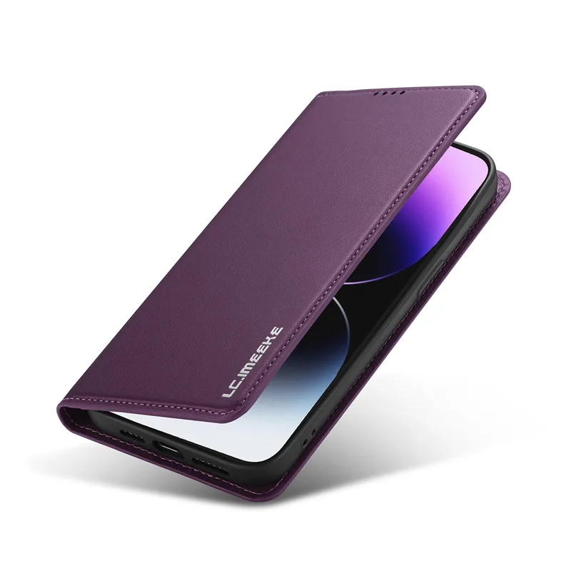 Premium Flip Magnetic Leather Phone Case – Elegant Protection for Samsung Galaxy Devices