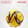 1pc Portable Ball Bag Football Training Net Bag Durable Nylon Net Bag Sports Mesh Bag for Carrying Basketball Volleyball 3
