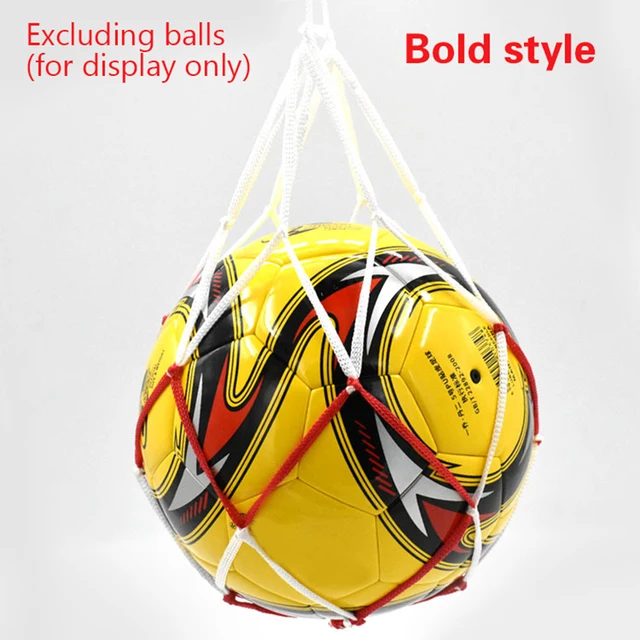 1pc Portable Ball Bag Football Training Net Bag Durable Nylon Net Bag Sports Mesh Bag for Carrying Basketball Volleyball 3