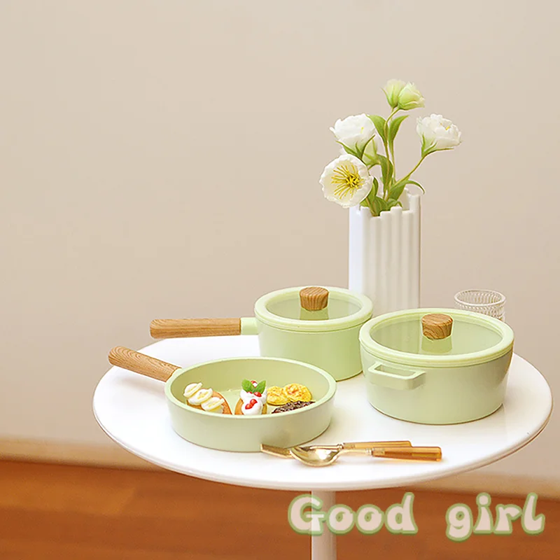 

Миниатюрная кастрюля суповая Модель Кукольный домик набор мебели винтажный интерактивный игровой домик