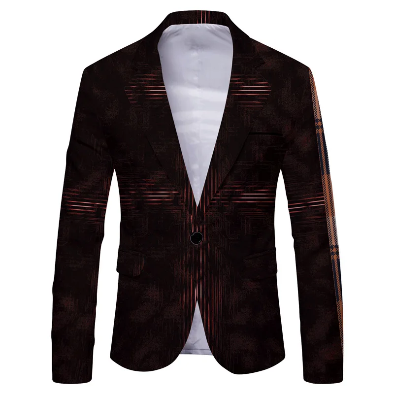 Spring New Suit Jacket Men's Casual Slim Suit