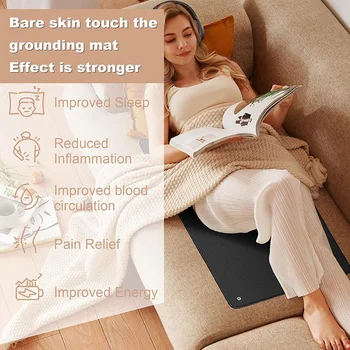 Earth Moon Grounding Massage Pad Anti static Grounding Pad 60x90CM Reduce Inflammation Improve Sleep Energy Recovery Yoga Mat 2