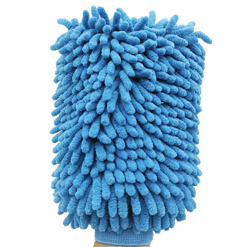 130g New upgrade plush car wash mitt thicken size microfiber drying gloves coral fleece car cleaning golves for accessories